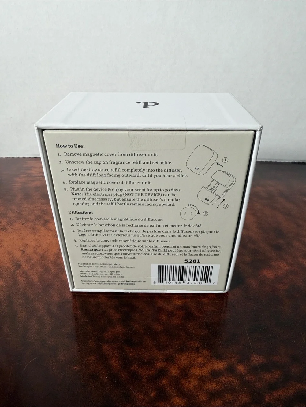 drift White Home Scent Diffuser